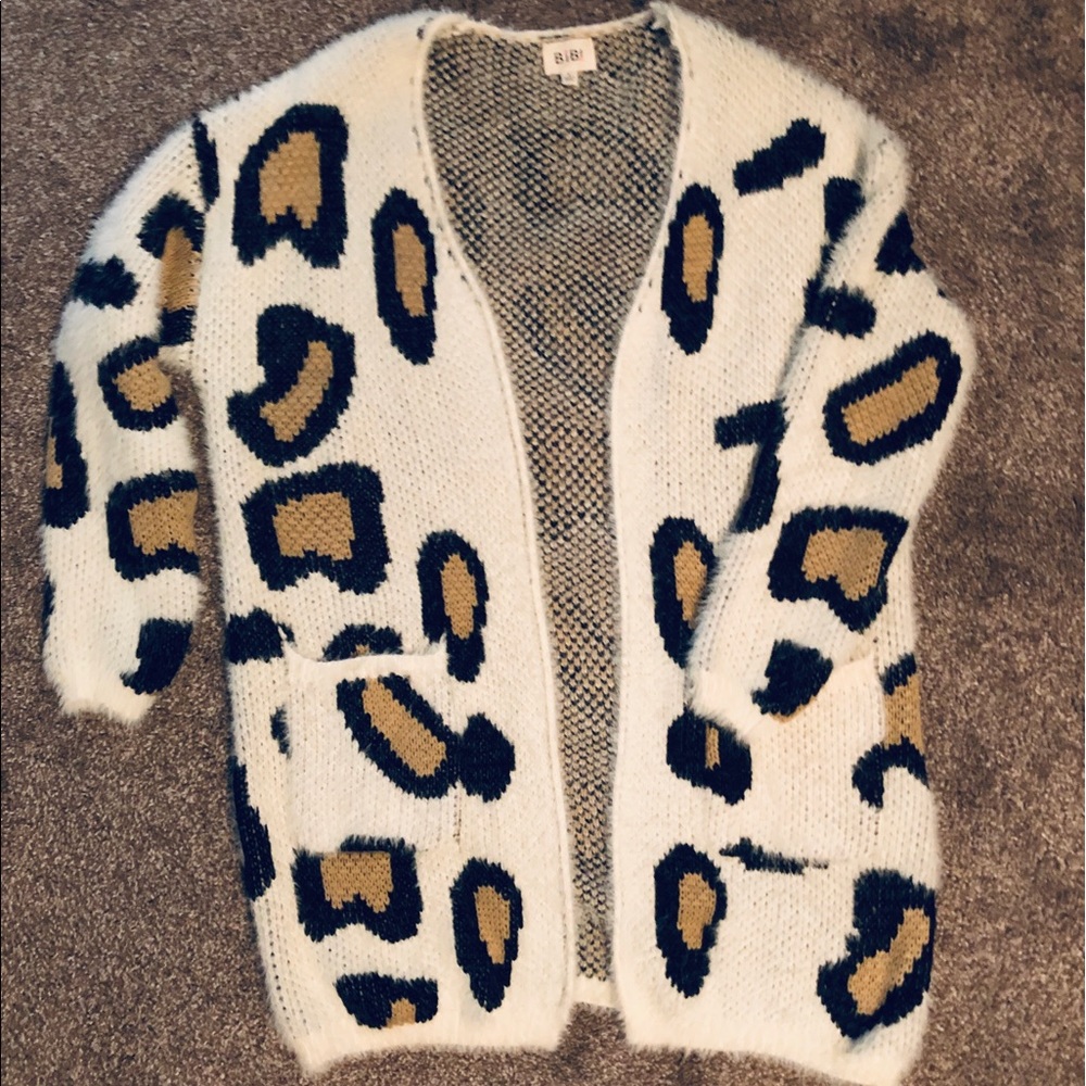 Cheetah Print Cardigan
